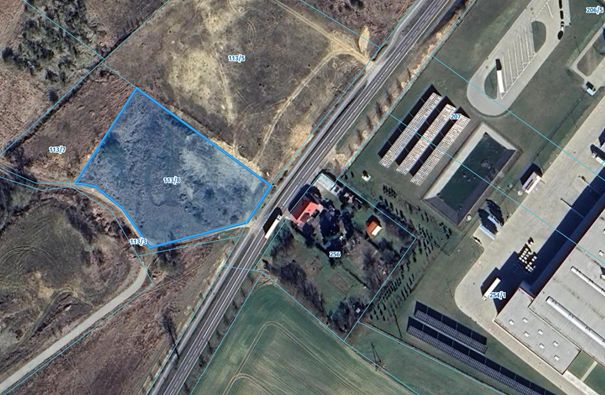 Działka inwestycyjna Rosówek