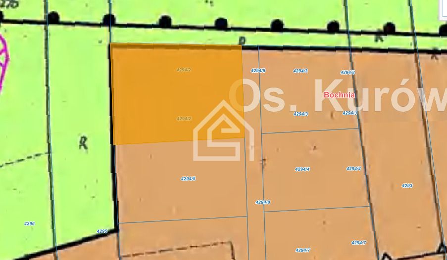 Działka budowlana Bochnia Kurów. Zdjęcie 10
