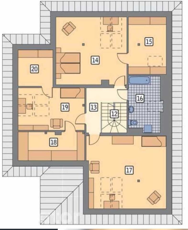 dom wolnostojący, 5 pokoi Bobrowiec, ul. Sójki. Zdjęcie 38