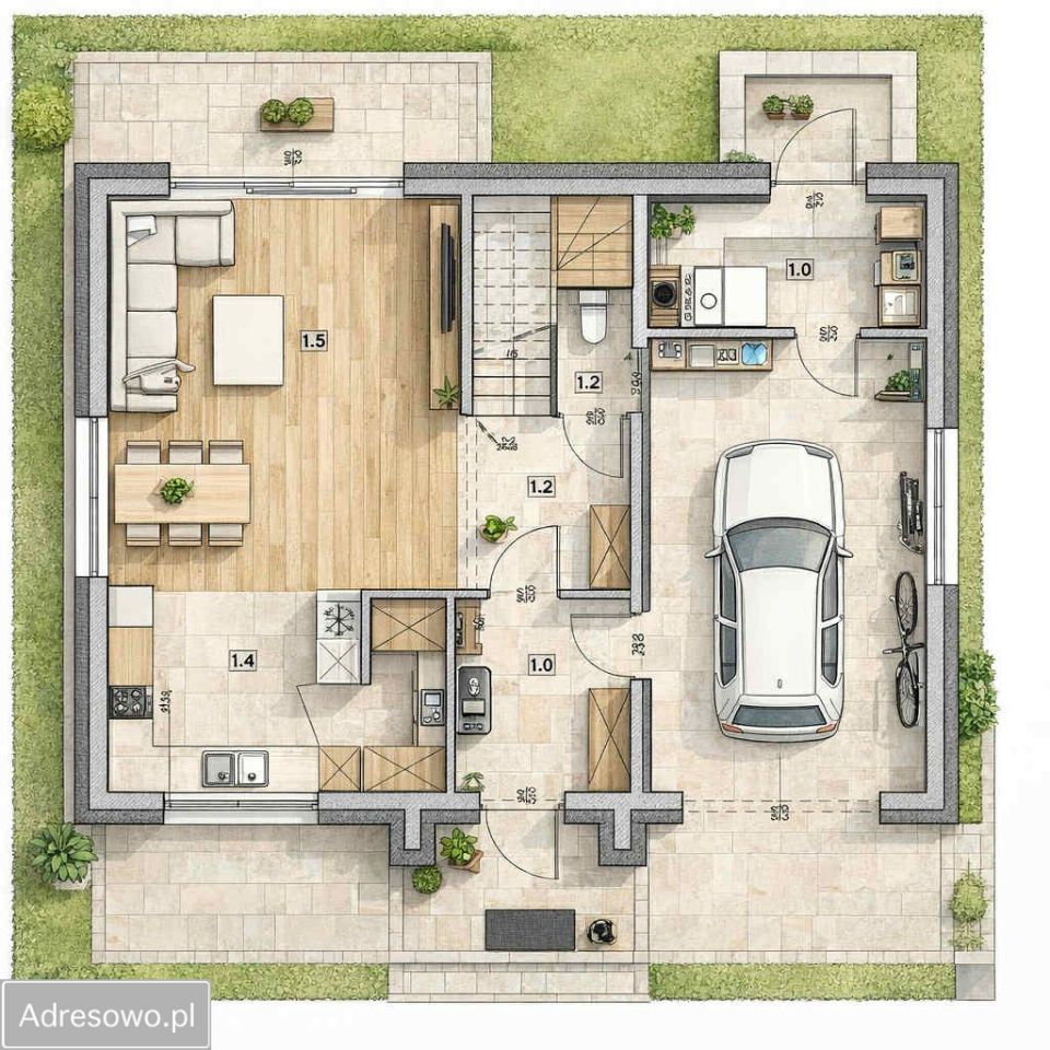 dom wolnostojący, 4 pokoje Zbrudzewo. Zdjęcie 4