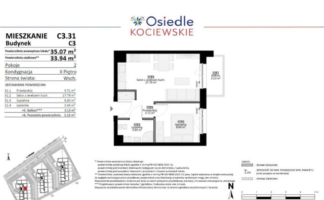 Mieszkanie 2-pokojowe Tczew. Zdjęcie 43