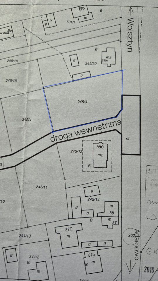 Działka budowlana Adamowo. Zdjęcie 5