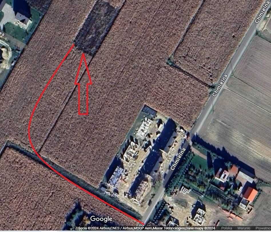 Działka budowlana Kalinówka, ul. Chmielna. Zdjęcie 4