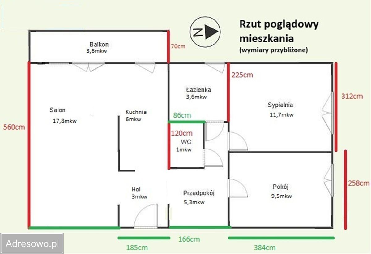 Mieszkanie 3-pokojowe Warszawa Bródno, ul. Krasnobrodzka. Zdjęcie 16