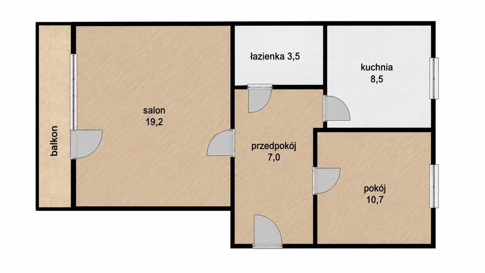 Mieszkanie 2-pokojowe Radom Michałów, ul. Jana Sobieskiego. Zdjęcie 2