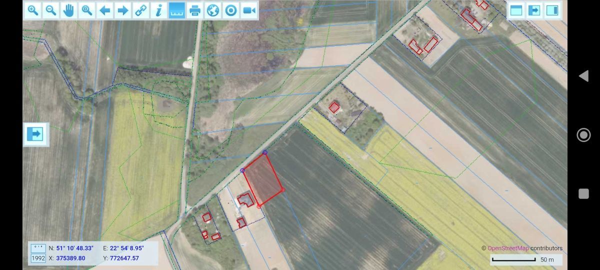 Działka budowlana Łysołaje-Kolonia