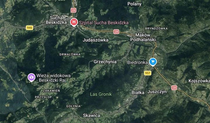 Działka rolna Grzechynia