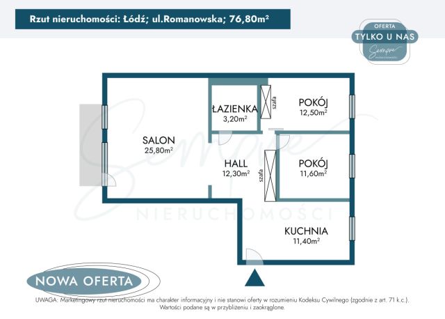Mieszkanie 3-pokojowe Łódź Romanów, ul. Romanowska. Zdjęcie 16