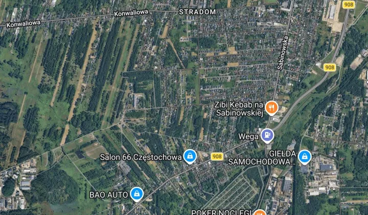 Działka budowlana Częstochowa Zacisze, ul. Skrzetuskiego