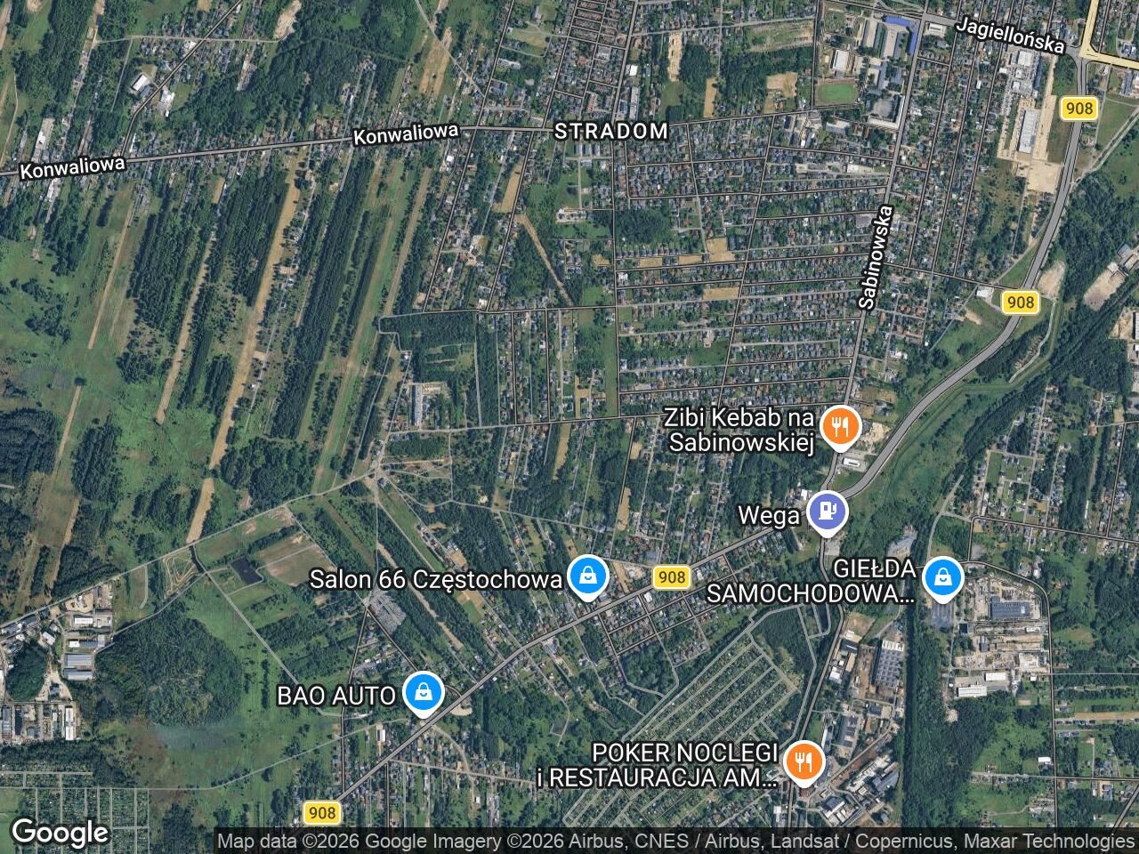 Działka budowlana Częstochowa Zacisze, ul. Skrzetuskiego. Zdjęcie 1