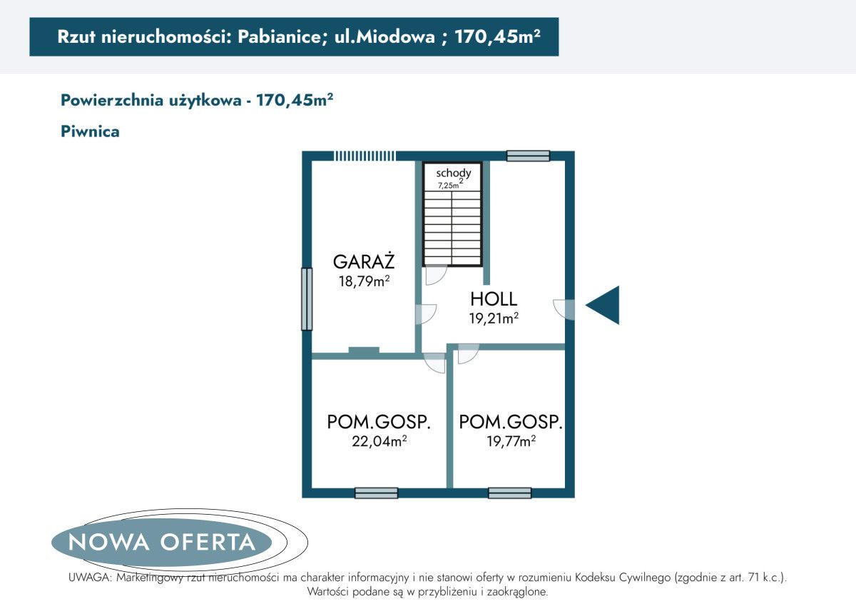 dom wolnostojący, 6 pokoi Pabianice, ul. Miodowa. Zdjęcie 34