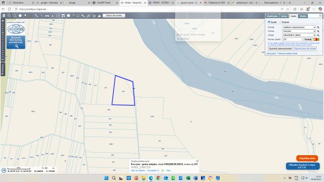 Działka rolna Drażniew. Zdjęcie 1