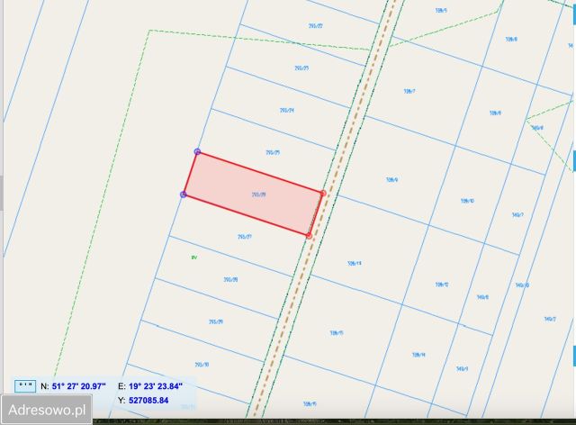 Działka budowlana Drużbice-Kolonia. Zdjęcie 1