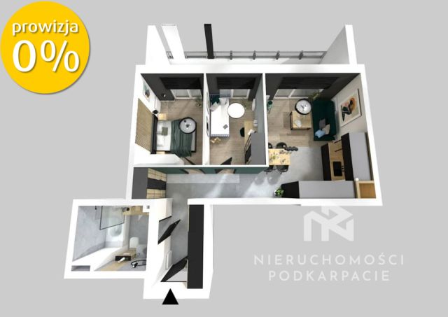 Mieszkanie 3-pokojowe Rzeszów, ul. Lwowska. Zdjęcie 9