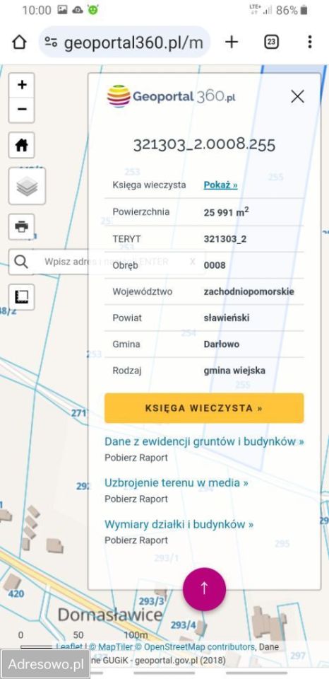 Działka rolna Domasławice. Zdjęcie 2