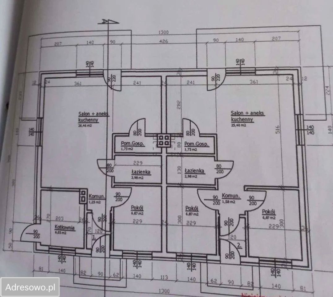 bliźniak, 5 pokoi Brodnica, ul. Półwiejska. Zdjęcie 2