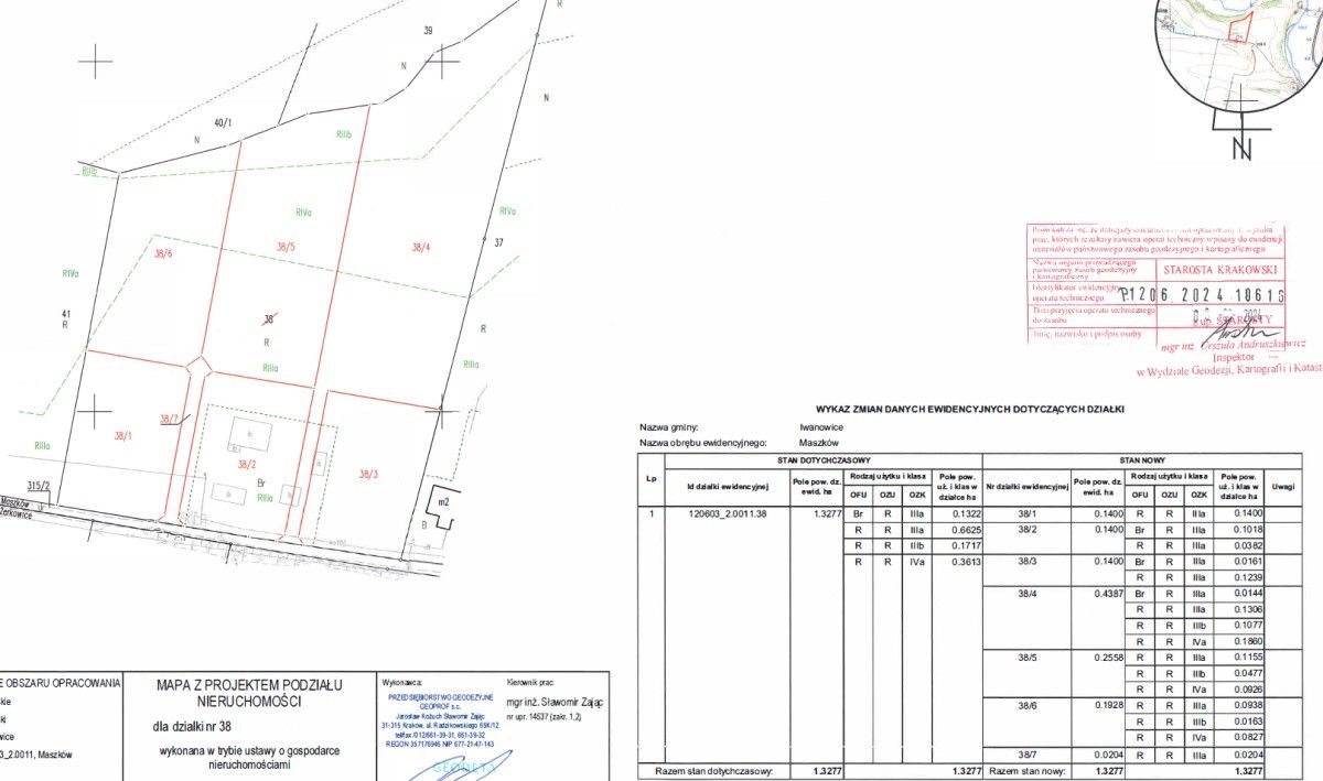Działka siedliskowa Maszków, ul. Zamoście. Zdjęcie 4