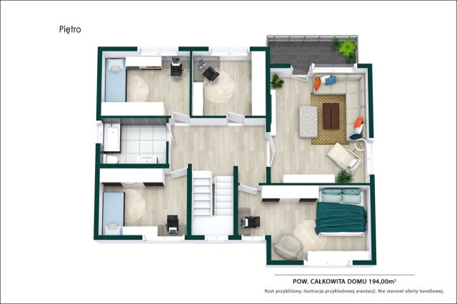 dom wolnostojący, 7 pokoi Piaseczno, ul. 11 Listopada. Zdjęcie 47