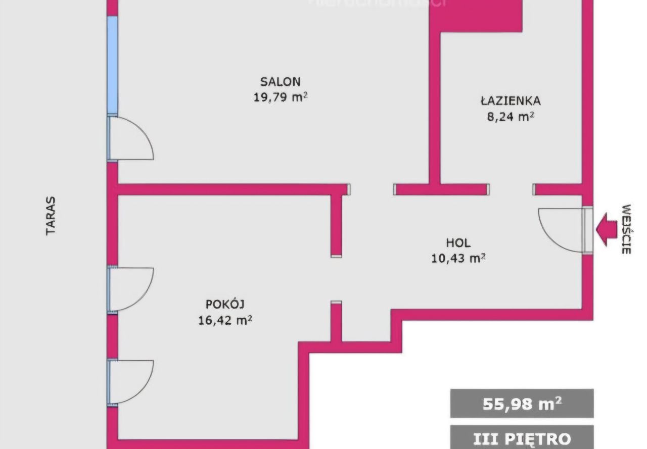 Mieszkanie 2-pokojowe Sosnowiec Zagórze, ul. Gwiezdna. Zdjęcie 10