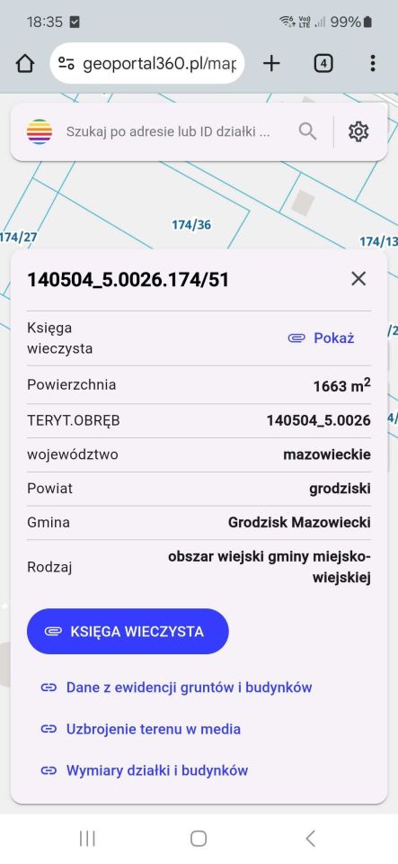 Działka budowlana Opypy. Zdjęcie 2