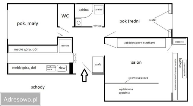 Mieszkanie 3-pokojowe Nowy Sącz, ul. Batalionów Chłopskich. Zdjęcie 1