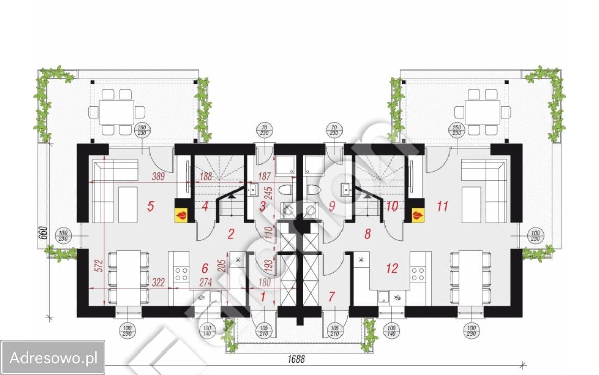 bliźniak, 4 pokoje Zabrze Zaborze, ul. Wiejska. Zdjęcie 15