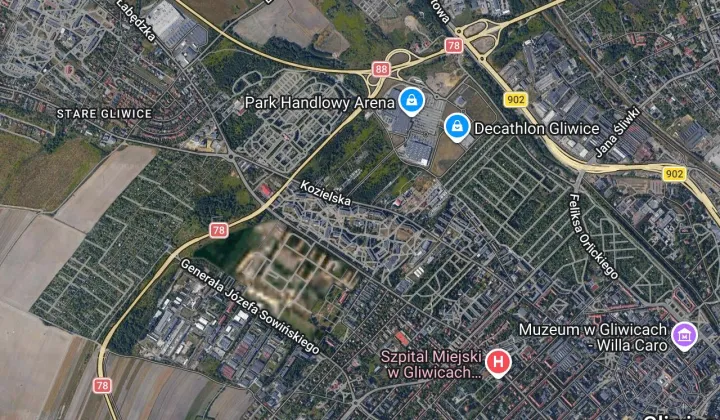 Mieszkanie 1-pokojowe Gliwice Śródmieście, ul. Kozielska