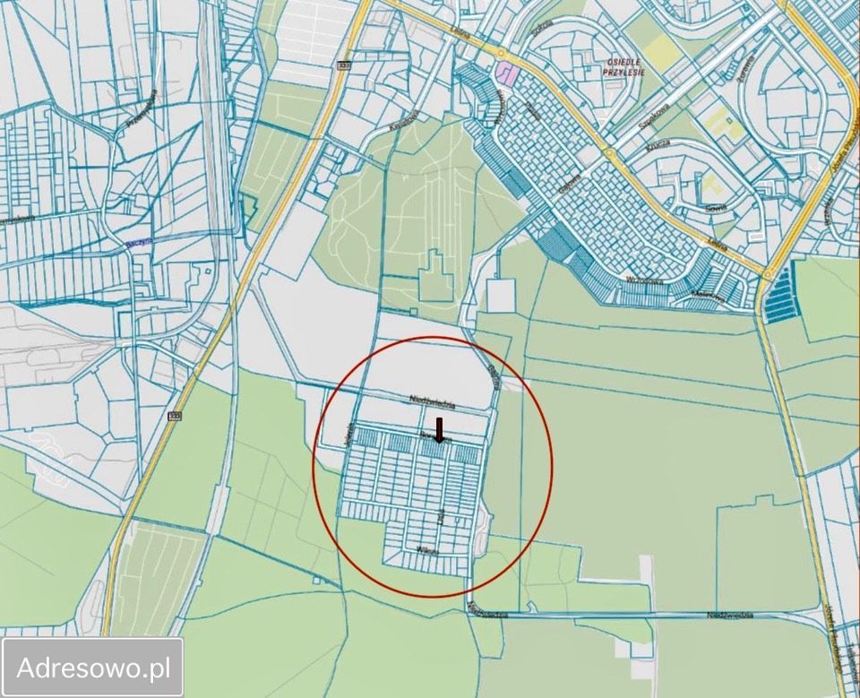 Działka budowlana Lubin, ul. Borsucza. Zdjęcie 2