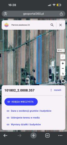 Działka rolna Parcice. Zdjęcie 1