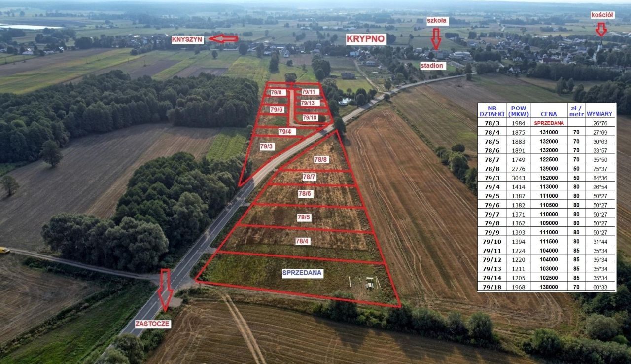 Działka budowlana Krypno Kościelne, brak. Zdjęcie 6