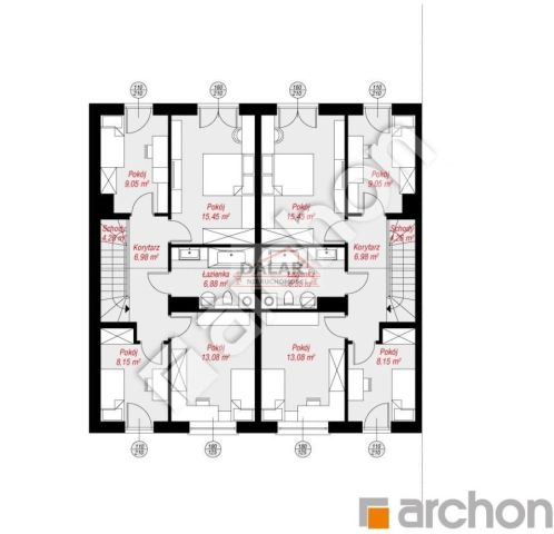 dom szeregowy Kąty, ul. Szumiących Traw. Zdjęcie 12