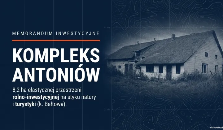 Działka rolna Antoniów Antoniów Duży