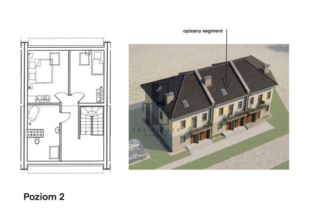 dom szeregowy, 4 pokoje Marki, ul. Legionowa. Zdjęcie 18