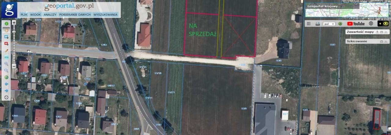 Działka budowlana Strzelce Wielkie, ul. Kalinowa. Zdjęcie 5