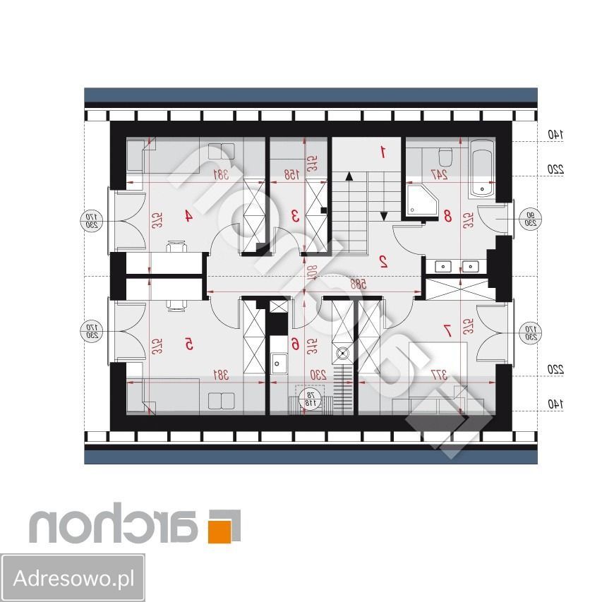 dom wolnostojący, 4 pokoje Wręczyca Wielka, ul. Jaśminowa. Zdjęcie 6