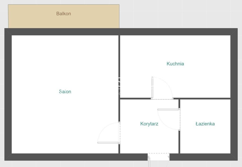 Mieszkanie 1-pokojowe Łódź, ul. Winna. Zdjęcie 3