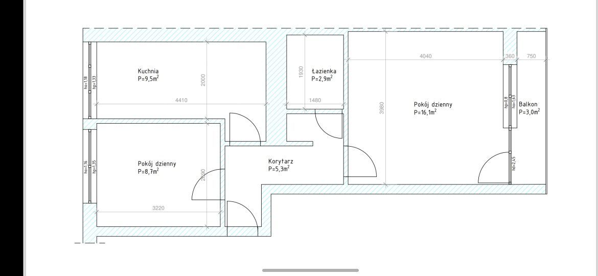 Mieszkanie 2-pokojowe Siedlce Centrum, ul. Jana III Sobieskiego. Zdjęcie 3