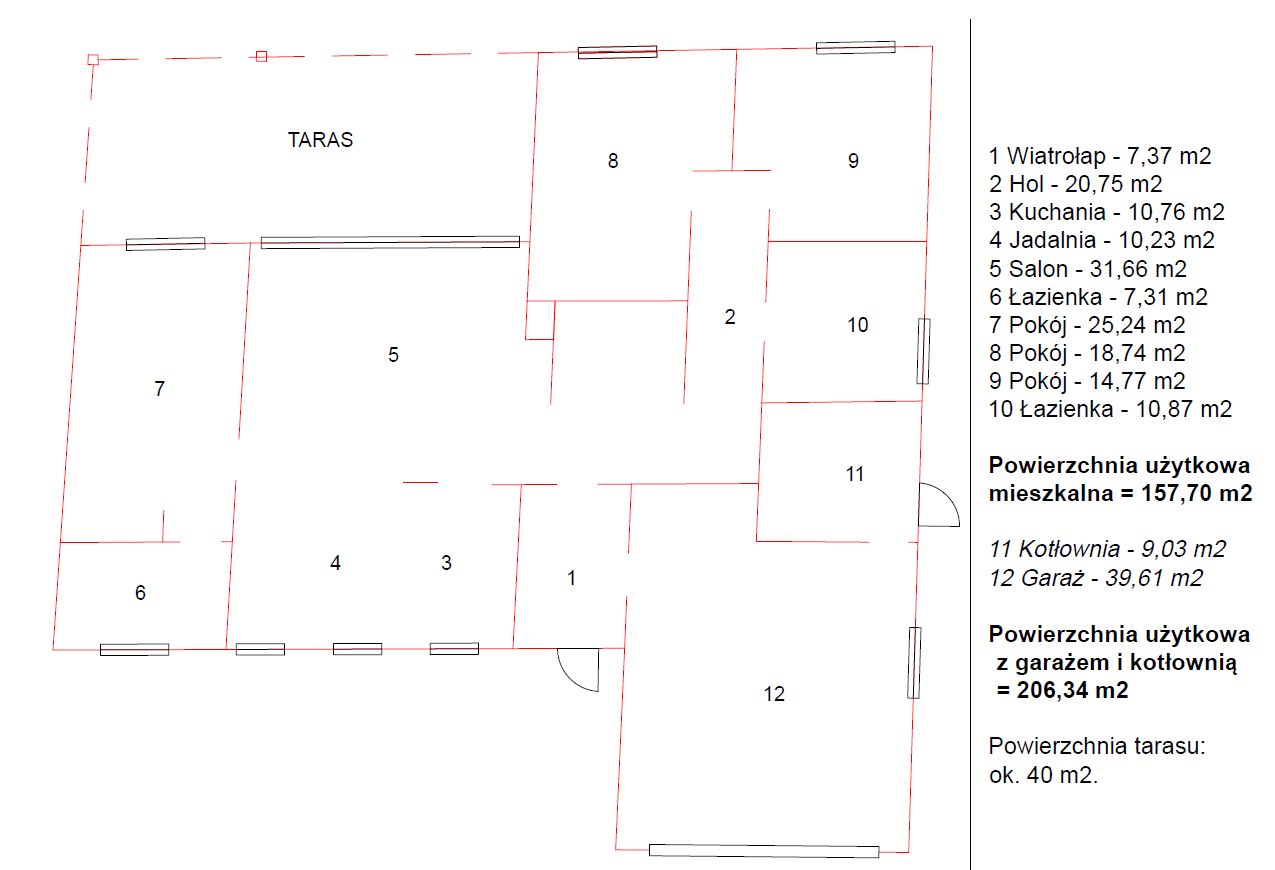 dom wolnostojący, 4 pokoje Tuszynek Majoracki, ul. Kasztelańska. Zdjęcie 10