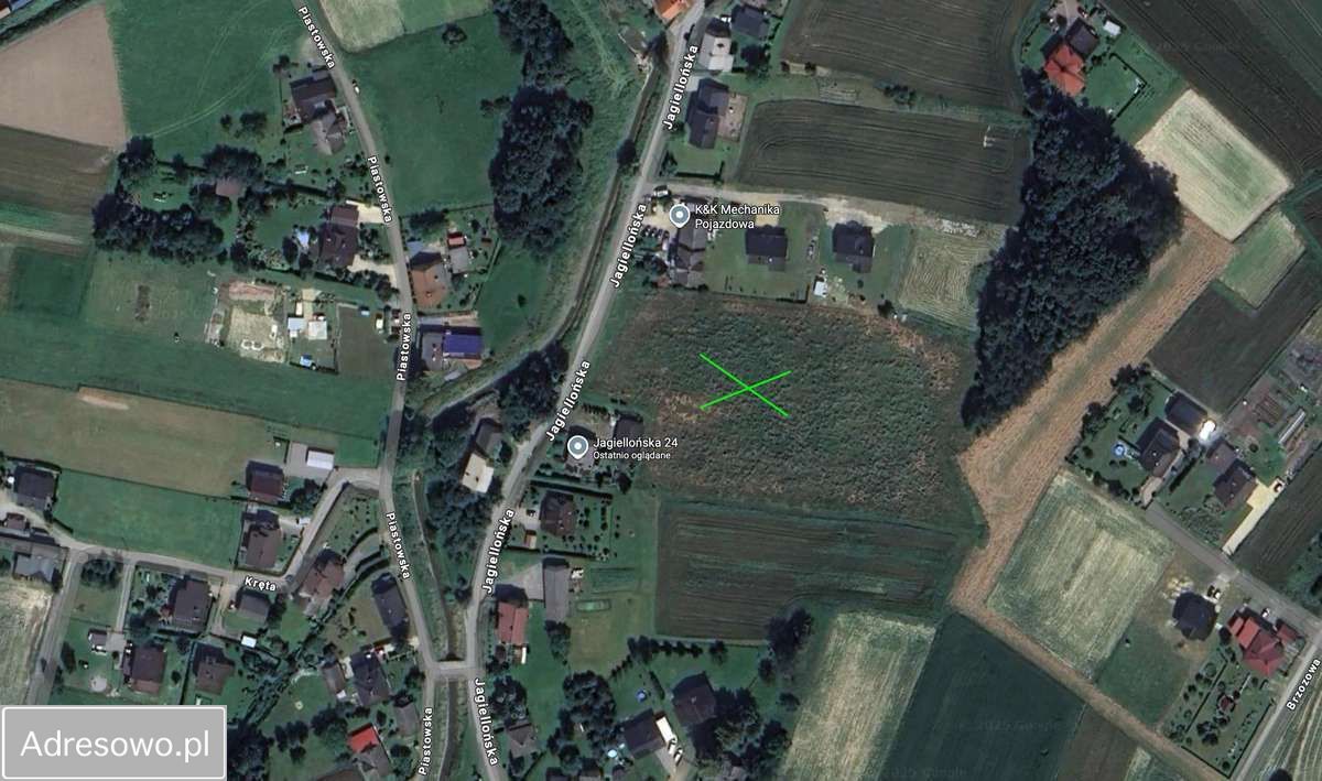 Działka budowlana Dankowice, ul. Jagiellońska