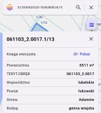Działka rolno-budowlana Adamów. Zdjęcie 1