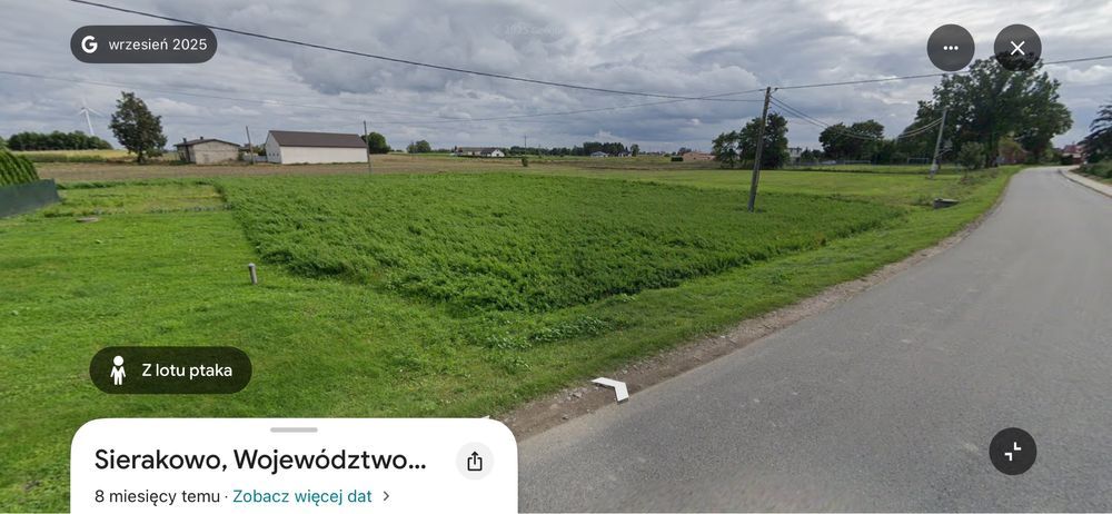 Działka budowlana Sierakowo. Zdjęcie 1