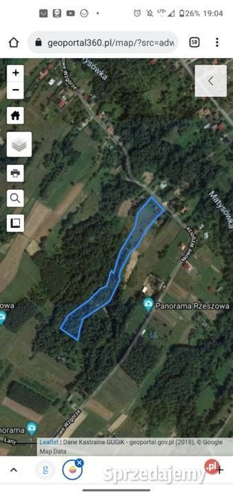 Działka rolno-budowlana Rzeszów, ul. Nowe Wzgórze. Zdjęcie 2