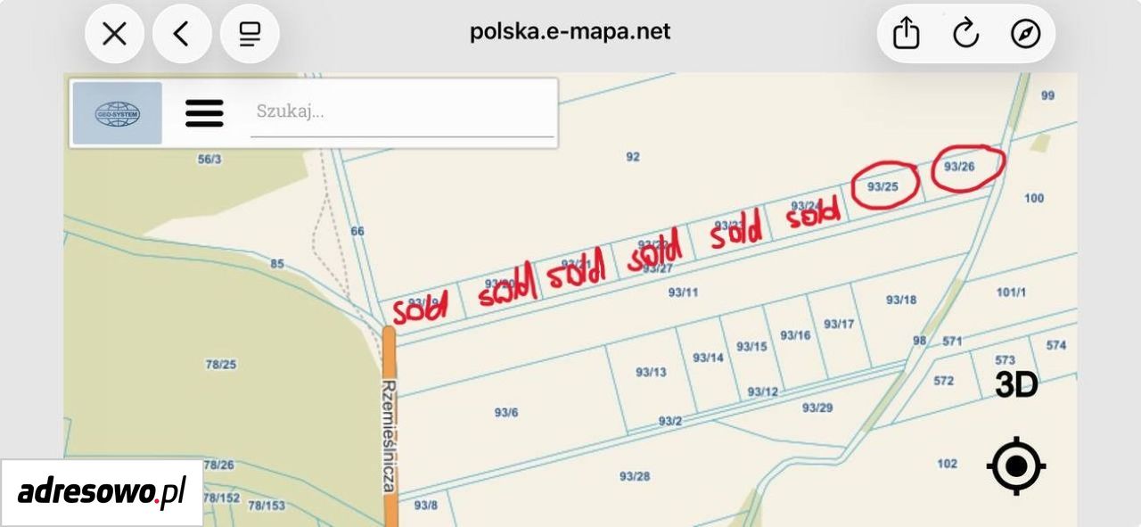 Działka budowlana Chrząstawa Mała, ul. Rzemieślnicza. Zdjęcie 2