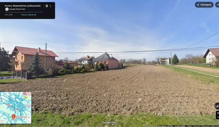 Działka budowlana Krosno Suchodół, ul. Suchodolska