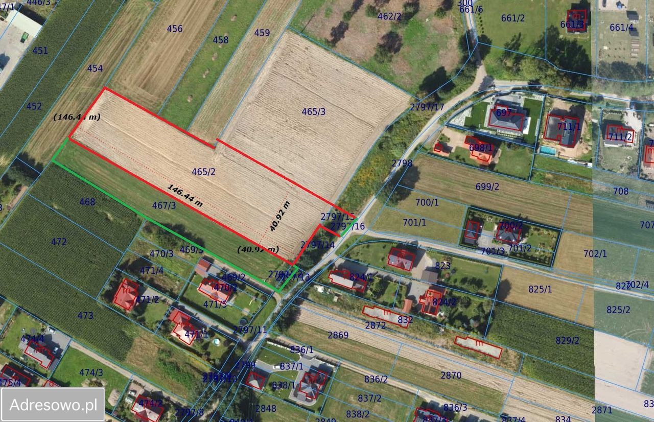 Działka inwestycyjna Cholerzyn. Zdjęcie 3