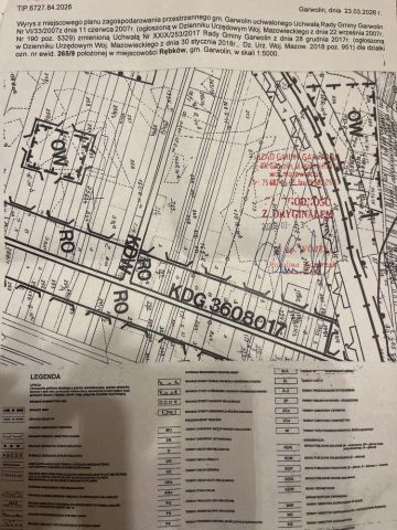 Działka budowlana Rębków, ul. Podbiel. Zdjęcie 1