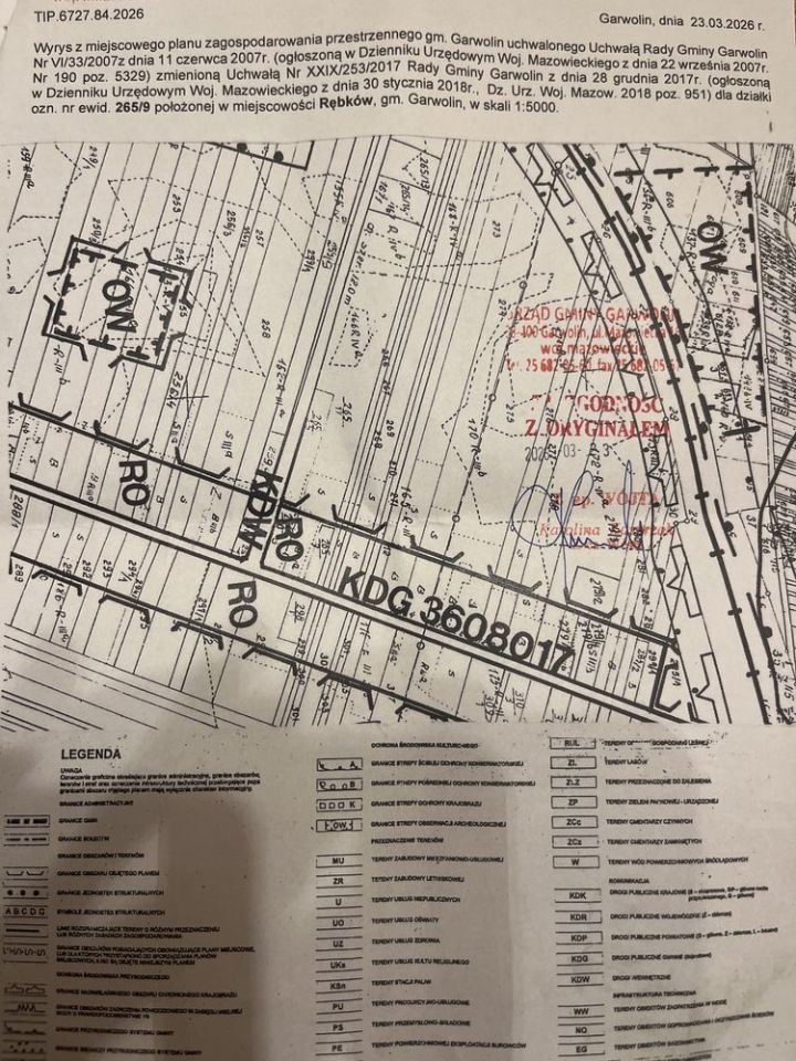 Działka budowlana Rębków, ul. Podbiel. Zdjęcie 1