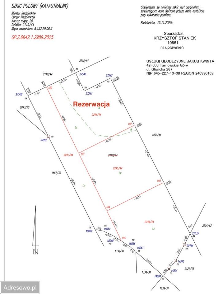 Działka inwestycyjna Radzionków, ul. Zofii Nałkowskiej. Zdjęcie 4