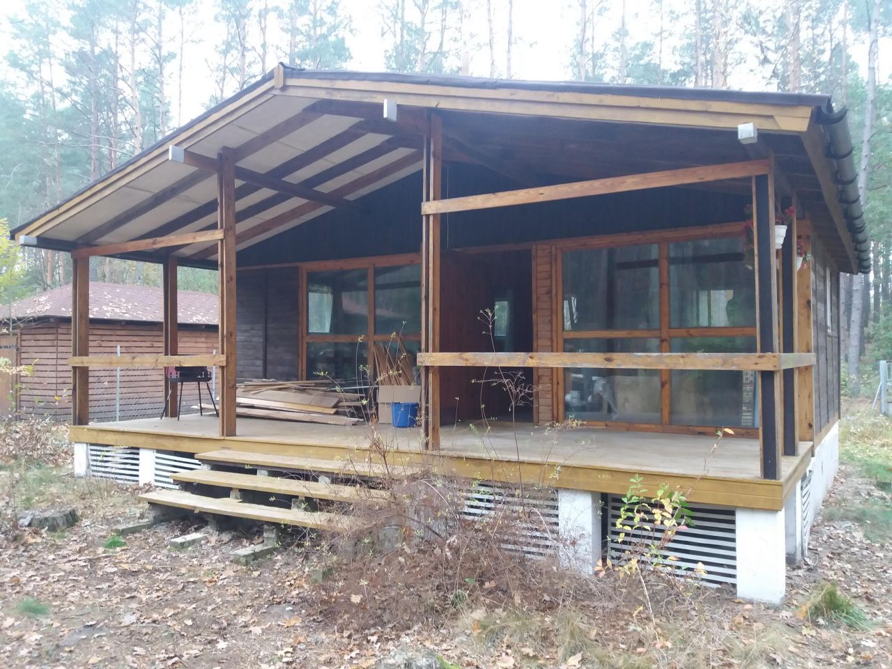 dom letniskowy, 2 pokoje Borówek. Zdjęcie 2