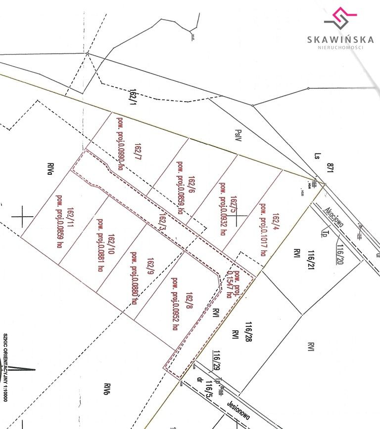 Działka budowlana Wysocko Wielkie, ul. Jesionowa. Zdjęcie 11